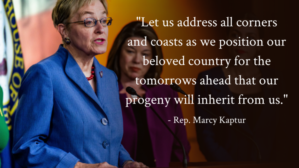 Congresswoman Kaptur.