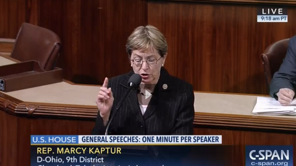 Kaptur speech on Pence visit on health care