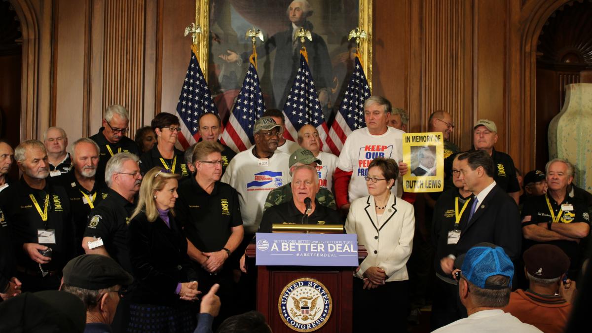 Butch Lewis Act Pension Presser