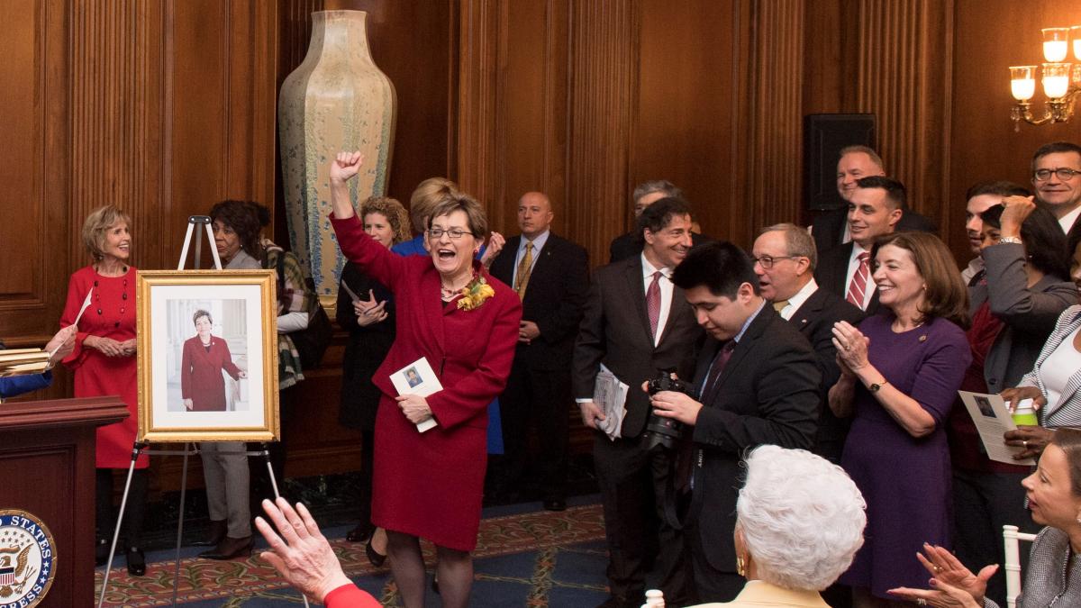 Kaptur honored at reception by Leader Pelosi