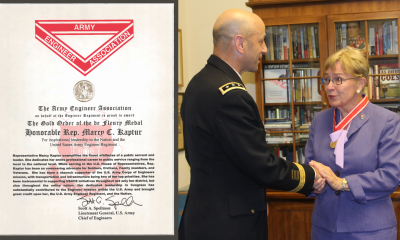 Kaptur Receives U.S. Army Corps Highest Honor
