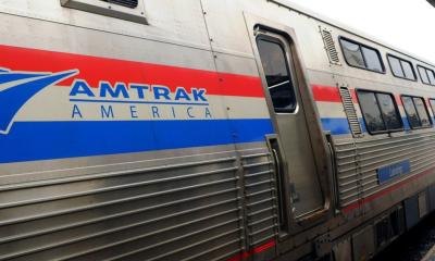 Amtrak train.