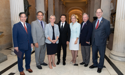 Rep. Kaptur and Members of Congress welcome President Zelenskyy to the US Capitol.