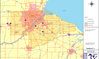 Maumee Area of Concern map via U.S. EPA