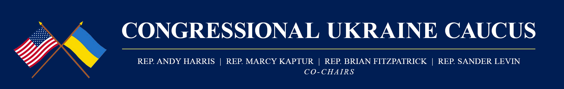 Congressional Ukraine Caucus Header