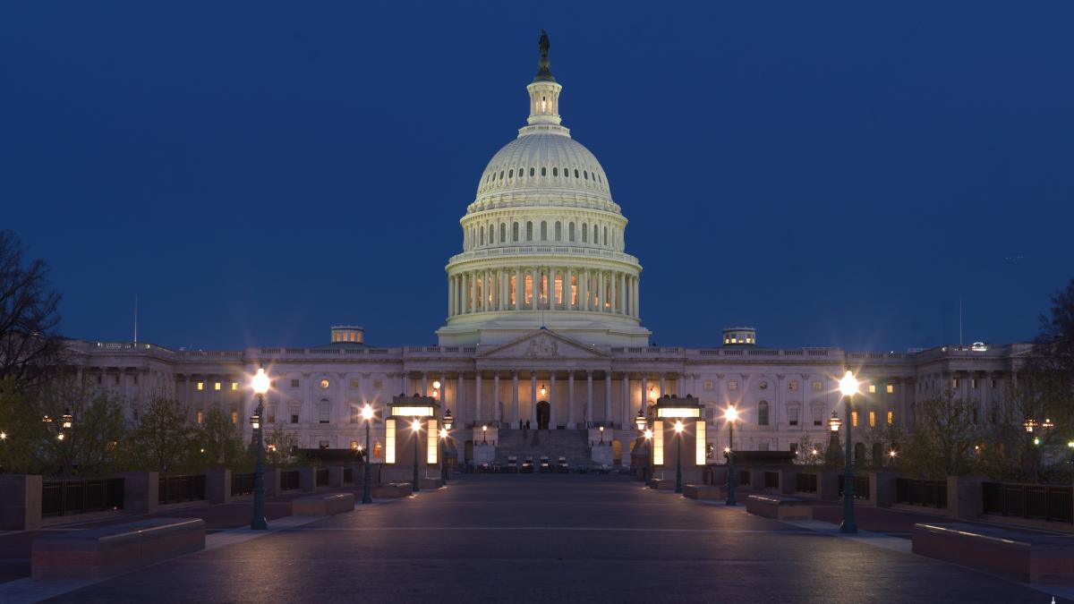 Capitol at night