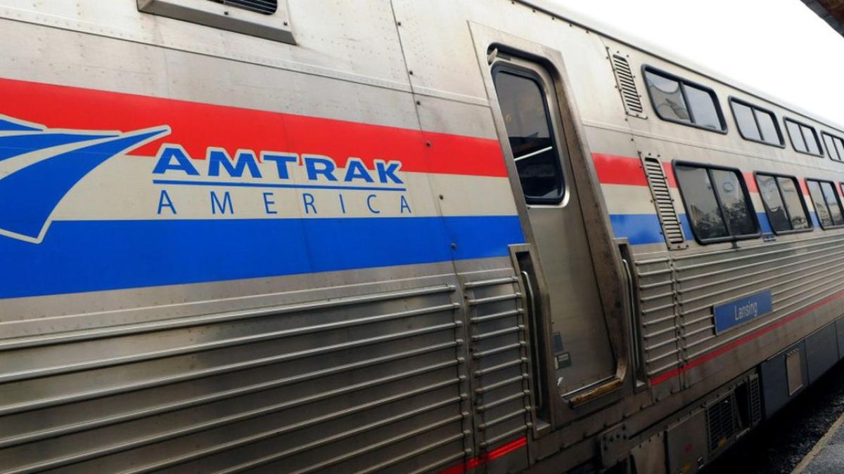 Amtrak train.