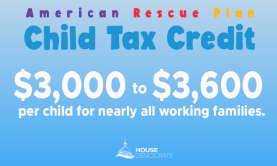 Calendar that states Child Tax Credit payments begin July 15