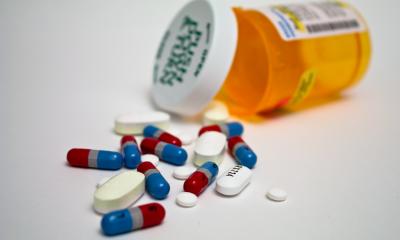Multi colored pills